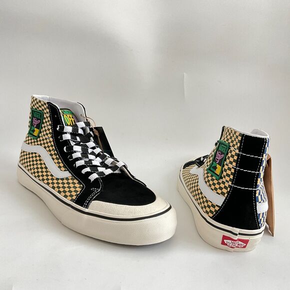 Vans Off The Wall Mami Wata Sneakers Men Size 12M SK8-Hi 138 Decon VR3 SF Check - Picture 3 of 12